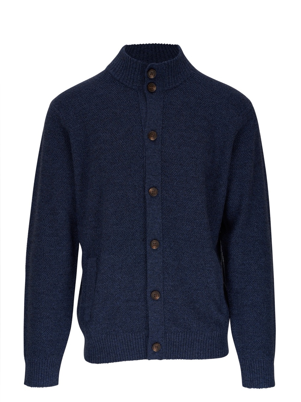 Peter millar wool and cashmere navy cardigan